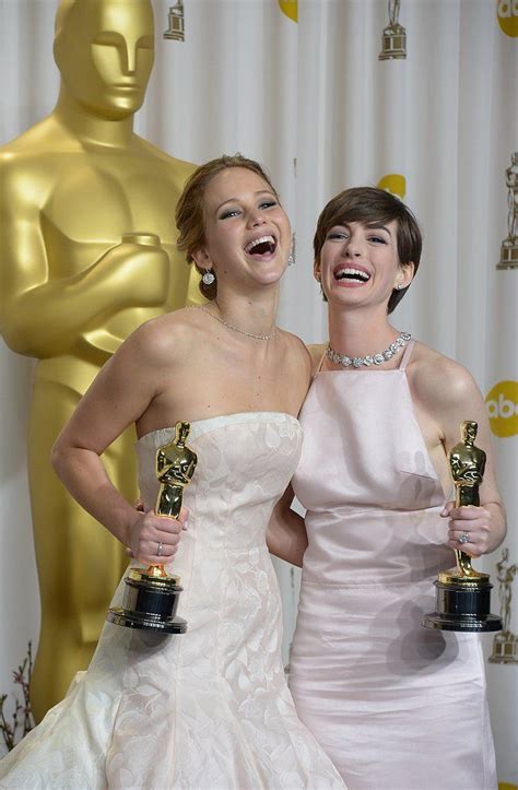 Jennifer Lawrence Celebrates Her Best Actress Oscars Win Celebrities Best Actress Oscar