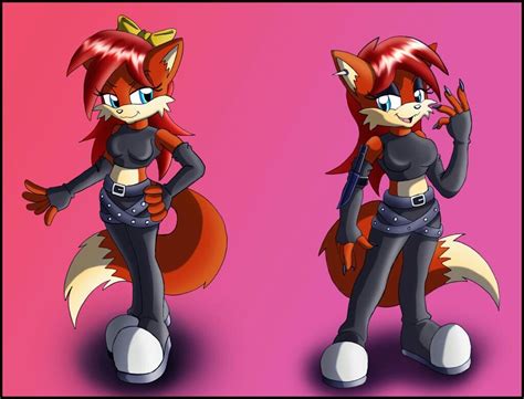 Fiona Fox Before And After Fiona Fox Sonic Fan Art Sonic Art Furry Art
