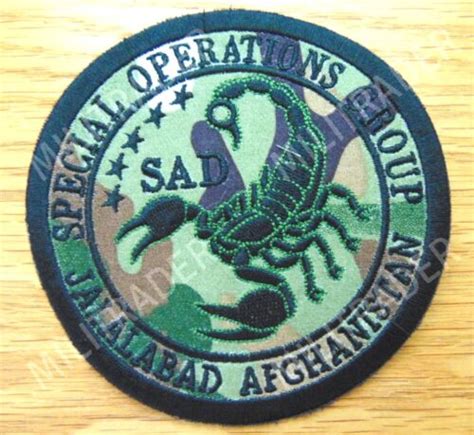 Cia Central Intelligence Agency Special Operations Group Sad Patch