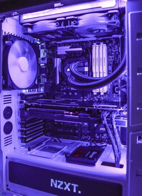 Violet - My White/Purple PC Build/Setup | Gamer room diy, Gaming room