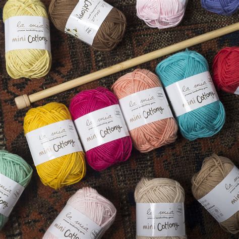 20 Skein 100 Cotton Mini Yarn Assorted Colors Only 849 Common