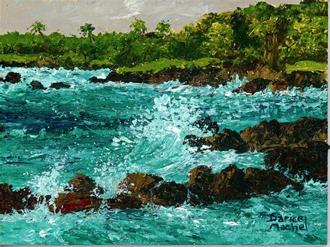 Keanae Peninsula Painting By Darice Machel Mcguire Fine Art America
