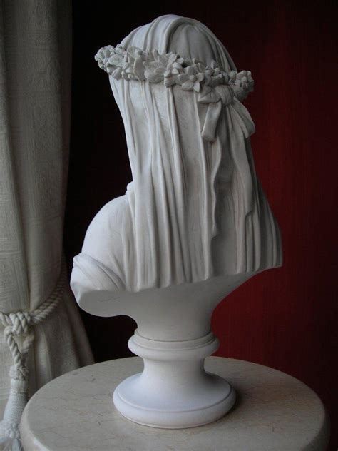Veiled Lady Marble Bust 20th Century At 1stdibs