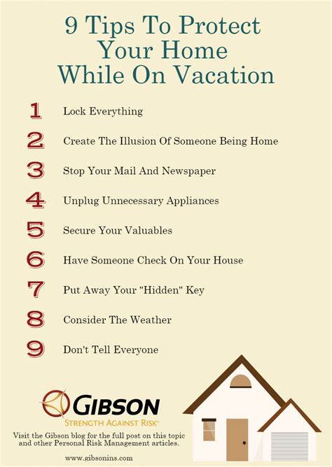 9 Tips For Protecting Your Home While On Vacation