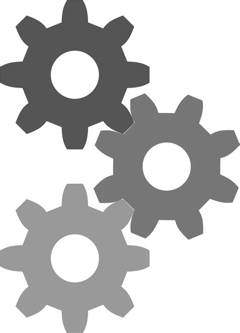 Creative Vector Gears Png Transparent Image Png Mart
