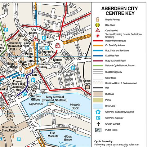 Cycle Maps For Aberdeen Lovell Johns Cartography