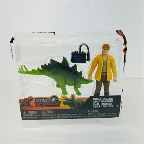 2019 Mattel Jurassic World Dino Rivals Claire And Stegosaurus Action Figures Fmm06 18 99 Picclick