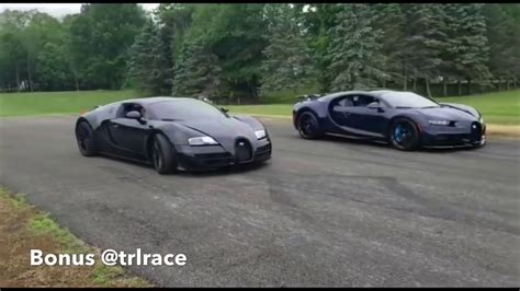 Bugatti Chiron Vs R35 Nissan Gtr Exotic Cars Youtube