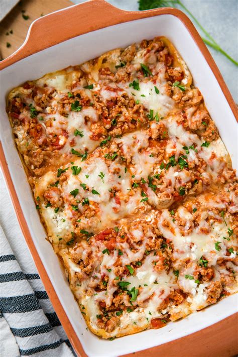 Easy Healthy Lasagna Kims Cravings
