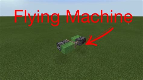 How To Make A Flying Machine On Minecraft Bedrock Youtube