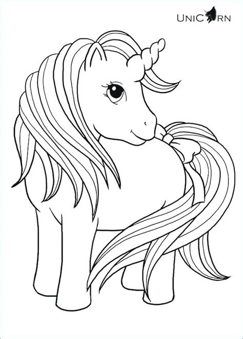 Cute baby unicorn coloring page for girls vector stock. Pin by Mona Lunke on drawings (With images) | Horse ...