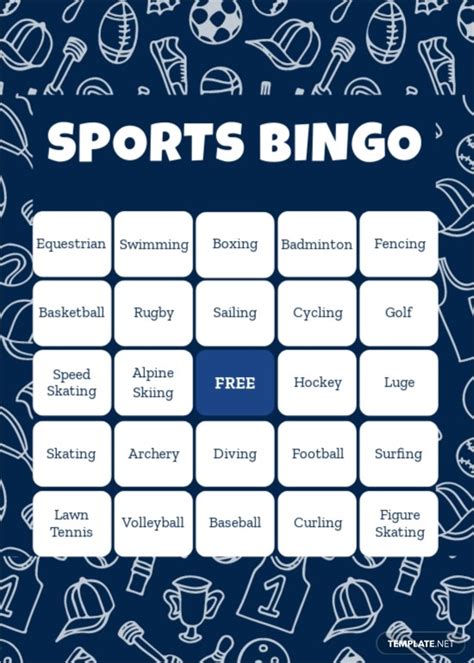Sports Bingo Printable