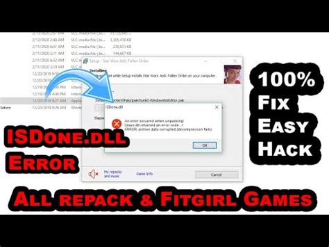 Isdone Dll Error Fix For Windows How To Fix Isdone Dll Error For All Fitgirl Repacks