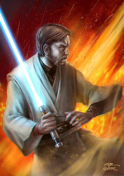 Artstation Obi Wan Kenobi Theknott Tarasilp Star Wars Film Obi