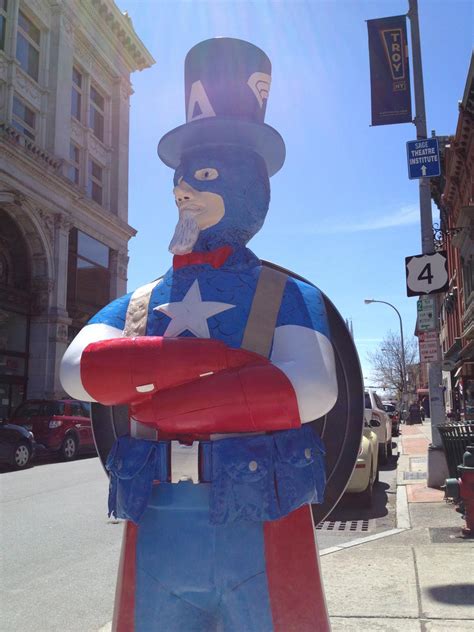 He leads the freedom fighters. Uncle Sam statues draw curious to downtown Troy slideshow ...