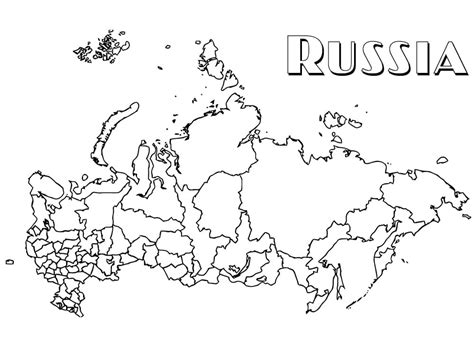 Dibujos De Mapa De Rusia Para Colorear Para Colorear Pintar E Imprimir Dibujos Online Com