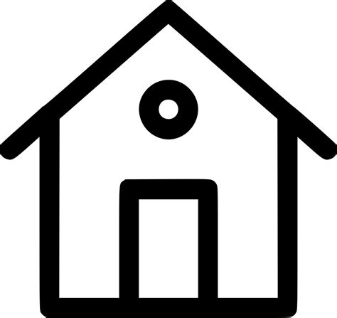 Home House Household Building Apartment Svg Png Icon Free Download