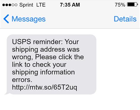 9214490240619237887393 USPS Delivery Text Message Scam