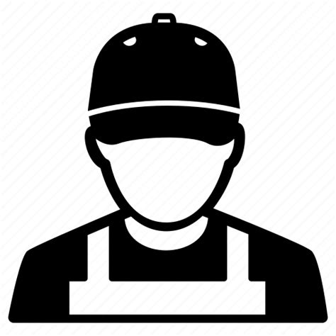 Architect Constructor Engineer Labour Worker Workman Icon