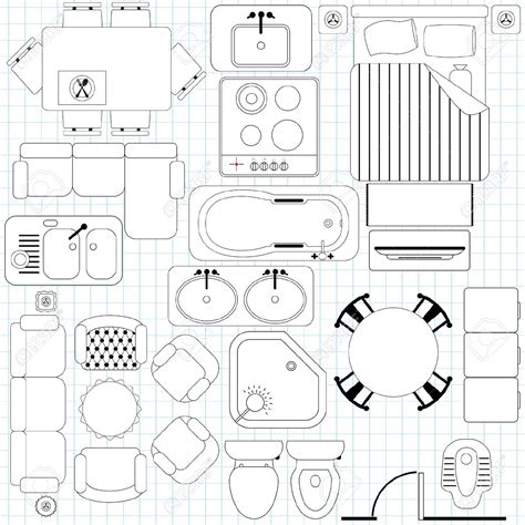Furniture Icons For Floor Plans Free Floorplansclick