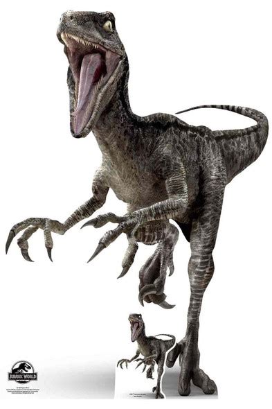 Mother Blue Velociraptor Cardboard Cutout Official Jurassic World Dominion Standee