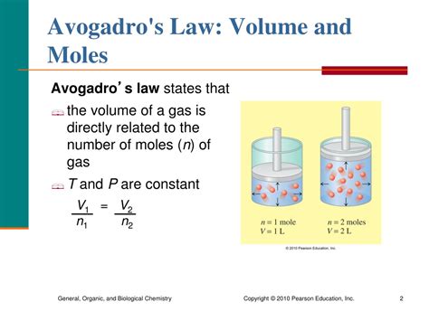 Ppt Avogadros Law Gases Volume And Moles Powerpoint Presentation