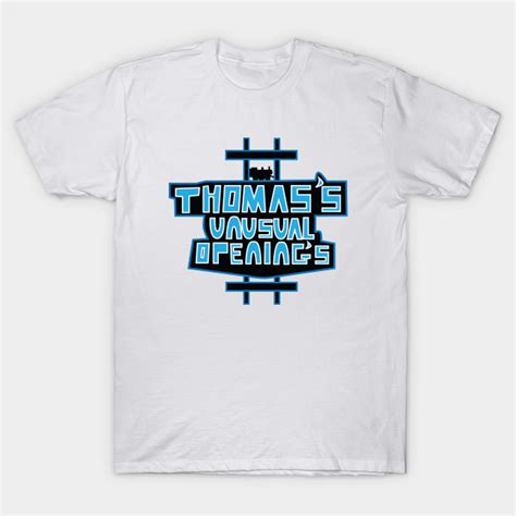 Thomas Unusual Openings Logo Blue Variant Thomas And Friends T Shirt Teepublic
