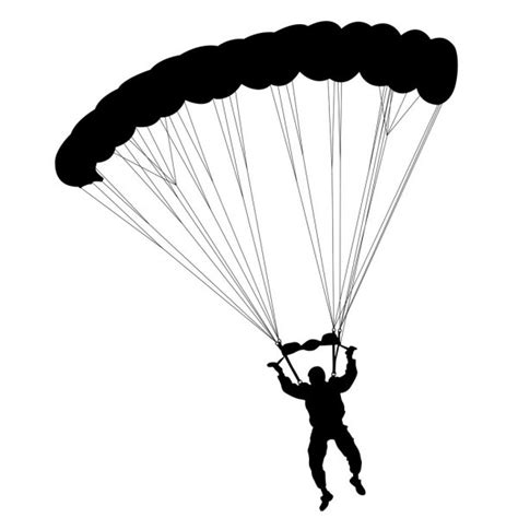 Parachutist — Stock Vector © Vule46 3478368