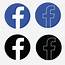 Logo Facebook Clipart Png Vector Elemento Descarga Gratuita De 