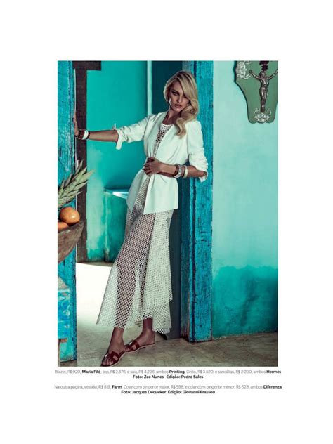 Candice Swanepoel Vogue Magazine Brazil January 2014 Issue Part