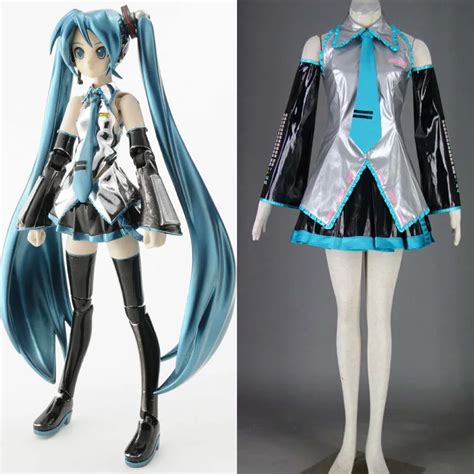 Anime Cosplay Vocaloid Hatsune Miku Japanese Clothes Formula Suit Cute Maid Outfit Halloween