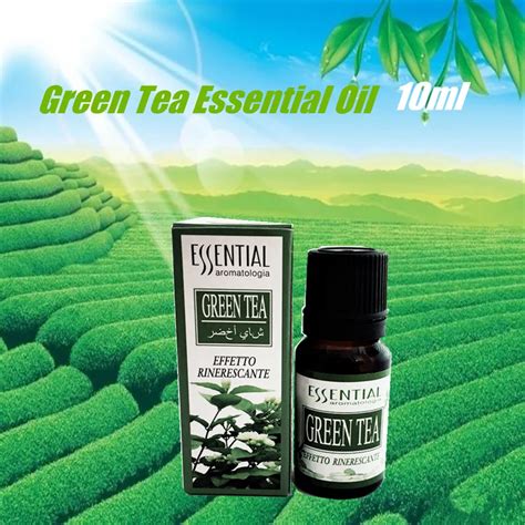 Pure Natural Green Tea Essential Oil Massage Pedicure Humidifier Refreshing Aromatherapy Beauty