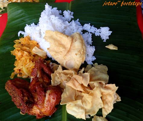 Banana leaf rice is one of our new favourite meals here in malaysia! Footsteps - Jotaro's Travels: YummY! - Banana Leaf Rice ...