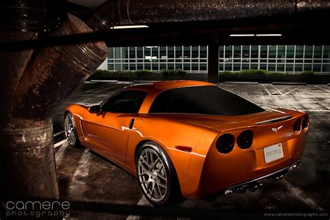 Atomic Orange Corvette By Camere Photography