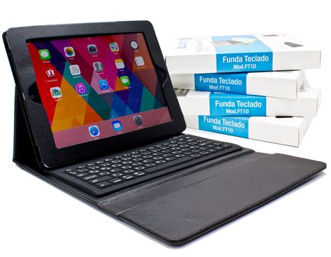 Funda Teclado Ipad234 Bluetooth Biwond Negro Tablets Accesorios