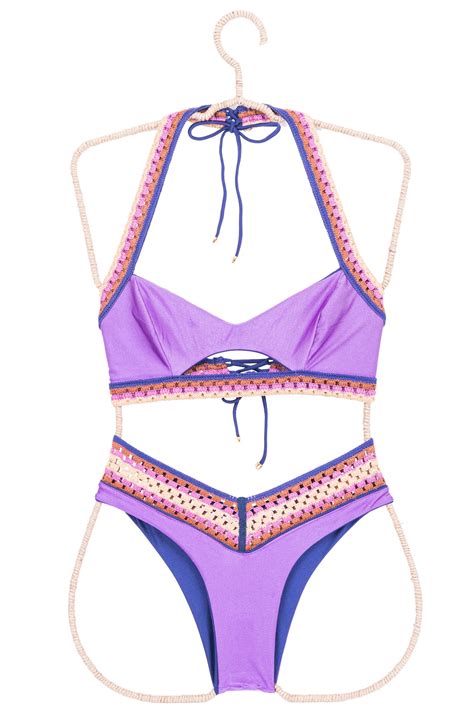BEAT THE HEAT REVERSIBLE BIKINI - NAVY/PURPLE – Despi