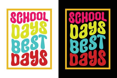 Back To School T Shirt Design 100 Days Of School First Day 100 Day