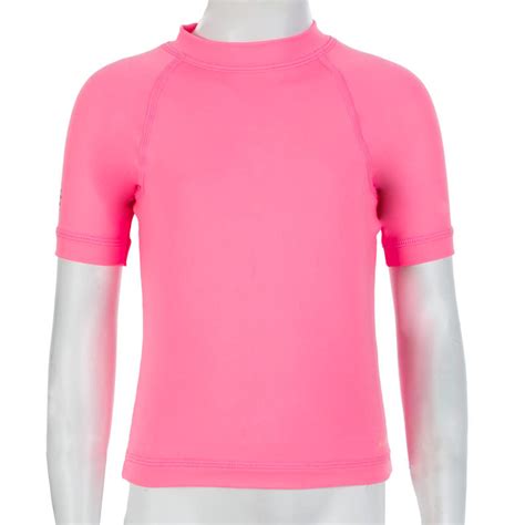 Baby Uv Protection Short Sleeve T Shirt Pink