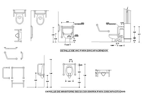Sanitary Toilet Detail Elevation And Plan Layout Autocad File Cadbull
