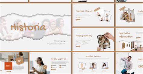Historia Creative Powerpoint Template Incl Album And Storyline