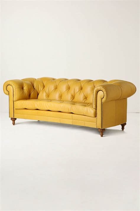 Atelier Chesterfield Chesterfield Yellow Leather