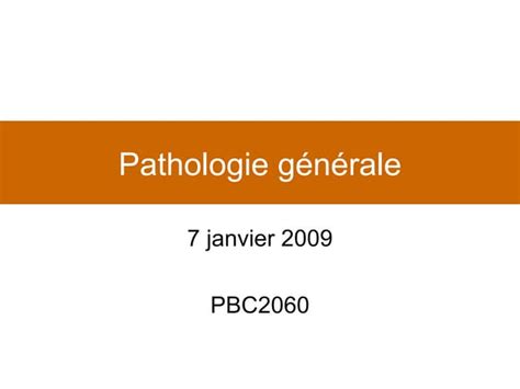 Cours 4  Pathologie vasculaire