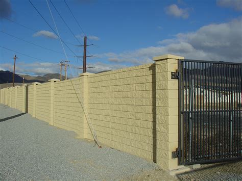 Concrete block foundation walls which are tall enough to form basements, and are constructed in clay soils (very common in northern illinois), generally do not have the strength to resist the forces of lateral soil pressure unless they are grouted. Concrete Block Walls And Fencing - Your Precast Forming ...