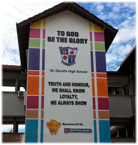 Pusat sumber smk tinggi st. St David's High School Melaka: Profile