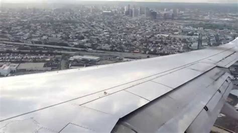 Landing At Newark Liberty International Airport Youtube