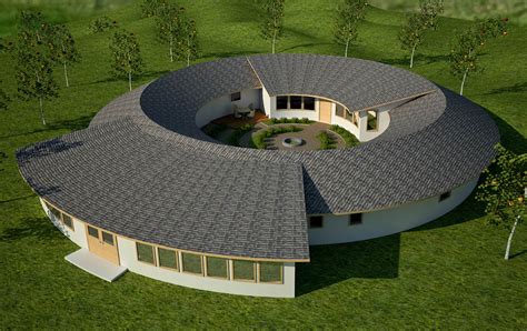 Round Earthbag House Plans