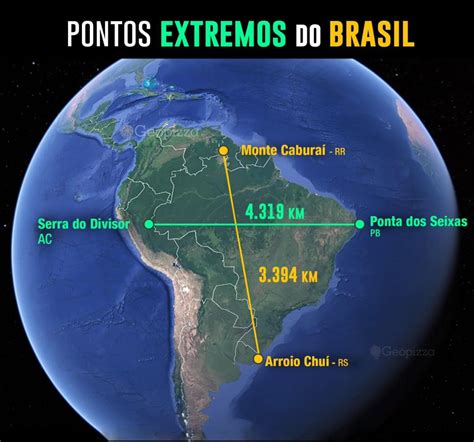 Oiapoque Ao Chuí Mapa