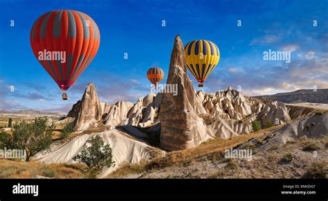 Pictures And Images Of Hot Air Balloons Over The Fairy Chimney Pillar