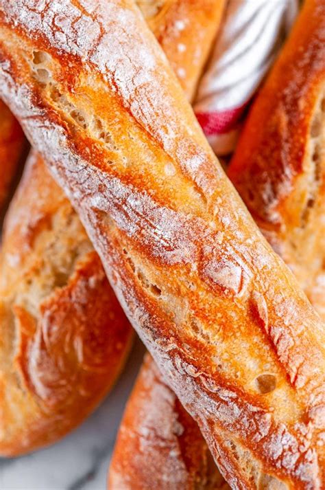 Classic Crusty French Baguettes Recipe French Bread Recipe Baguette Recipe French Baguette