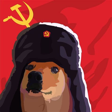 Communist Doge By Karlbarx Redbubble